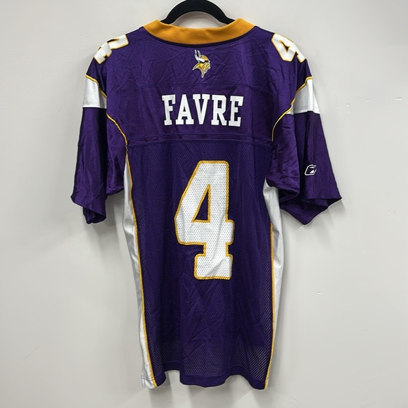 Vintage Brett Favre Jersey Mens Small Minnesota Vikings #4 Reebok ON FIE… - Picture 5 of 5